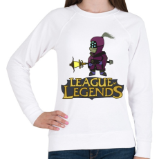 PRINTFASHION LOL Jax - Női pulóver - Fehér