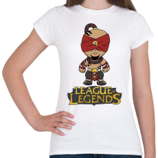 PRINTFASHION LOL Lee Sin - Női póló - Fehér