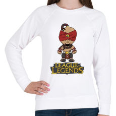 PRINTFASHION LOL Lee Sin - Női pulóver - Fehér