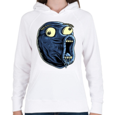 PRINTFASHION LOL - Női kapucnis pulóver - Fehér női pulóver, kardigán