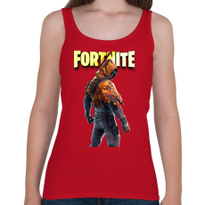 PRINTFASHION Longshot Fortnite - Női atléta - Cseresznyepiros