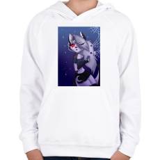 PRINTFASHION Loona - Gyerek kapucnis pulóver - Fehér