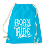 PRINTFASHION Lóra született - Sportzsák, Tornazsák - Surf blue