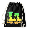 PRINTFASHION Los angeles palm beach - Sportzsák, Tornazsák - Fekete