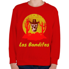 PRINTFASHION los banditos - Gyerek pulóver - Piros
