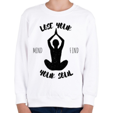 PRINTFASHION Lose your mind find your soul - Gyerek pulóver - Fehér gyerek pulóver, kardigán