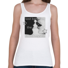 PRINTFASHION Lost Between the notes, I found myself - Női atléta - Fehér