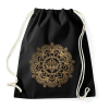 PRINTFASHION Lótusz mandala - Sportzsák, Tornazsák - Fekete