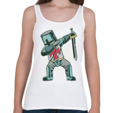 PRINTFASHION Lovag táncoló - Dancing knight - Női atléta - Fehér