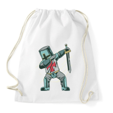 PRINTFASHION Lovag táncoló - Dancing knight - Sportzsák, Tornazsák - Fehér tornazsák