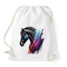 PRINTFASHION Lovas - Sportzsák, Tornazsák - Fehér tornazsák