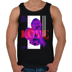 PRINTFASHION Love angel - Férfi atléta - Fekete