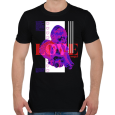 PRINTFASHION Love angel - Férfi póló - Fekete