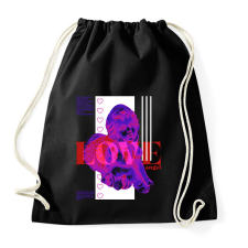 PRINTFASHION Love angel - Sportzsák, Tornazsák - Fekete tornazsák