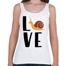 PRINTFASHION Love - csiga - Női atléta - Fehér