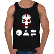 PRINTFASHION Love Death and Robots  - Férfi atléta - Fekete