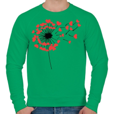 PRINTFASHION Love is in the air - Férfi pulóver - Zöld férfi pulóver, kardigán