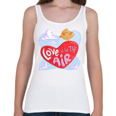 PRINTFASHION Love is in the air - Női atléta - Fehér
