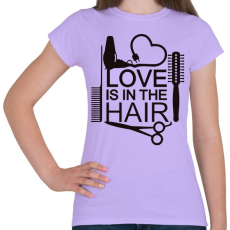 PRINTFASHION Love is in the HAIR - Női póló - Viola