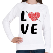 PRINTFASHION LOVE - Kötés,horgolás - Női pulóver - Fehér női pulóver, kardigán