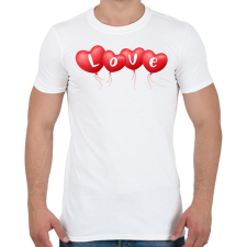 PRINTFASHION Love lufik - Férfi póló - Fehér férfi póló