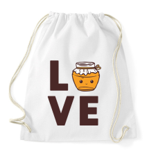 PRINTFASHION Love - Méhész - Sportzsák, Tornazsák - Fehér tornazsák