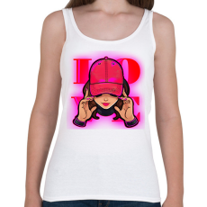 PRINTFASHION Love  - Női atléta - Fehér