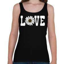 PRINTFASHION Love - Női atléta - Fekete női trikó