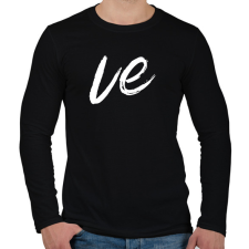 PRINTFASHION LOVE PART 2 - Férfi hosszú ujjú póló - Fekete férfi póló