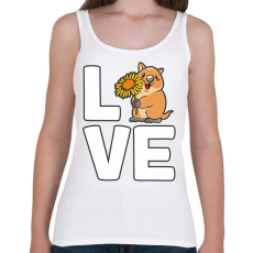 PRINTFASHION Love Quokka - Női atléta - Fehér