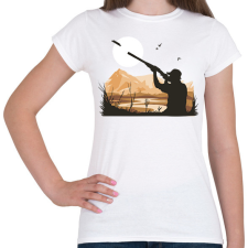 PRINTFASHION Lövészet - Női póló - Fehér női póló