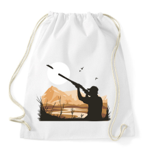 PRINTFASHION Lövészet - Sportzsák, Tornazsák - Fehér tornazsák