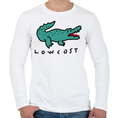 PRINTFASHION lowcost - Férfi hosszú ujjú póló - Fehér