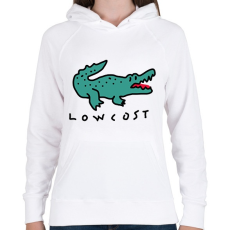 PRINTFASHION lowcost - Női kapucnis pulóver - Fehér