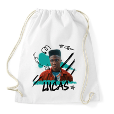 PRINTFASHION Lucas - Stranger Things - Sportzsák, Tornazsák - Fehér tornazsák