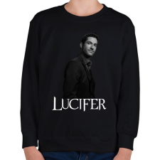 PRINTFASHION Lucifer - Gyerek pulóver - Fekete gyerek pulóver, kardigán