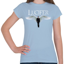PRINTFASHION Lucifer - Női póló - Világoskék női póló