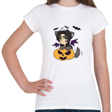 PRINTFASHION Lucifer pumpkin - Női póló - Fehér