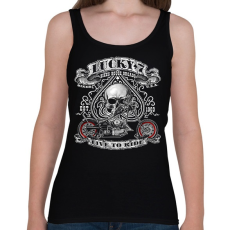 PRINTFASHION lucky7 - Női atléta - Fekete