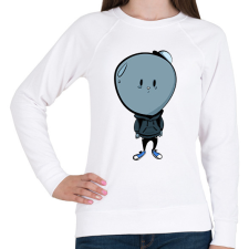PRINTFASHION Lufifej - Női pulóver - Fehér női pulóver, kardigán
