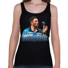 PRINTFASHION Luke Humphries - Női atléta - Fekete női trikó