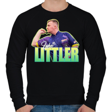 PRINTFASHION Luke Littler - Férfi pulóver - Fekete