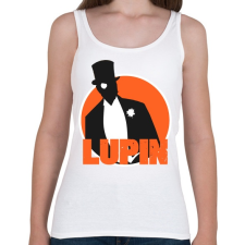 PRINTFASHION Lupin - Női atléta - Fehér női trikó