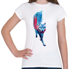 PRINTFASHION Lupus lupus - Női póló - Fehér női póló