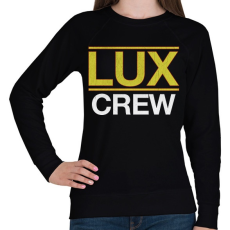 PRINTFASHION Lux Crew - Női pulóver - Fekete
