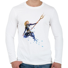 PRINTFASHION Lux - Férfi hosszú ujjú póló - Fehér férfi póló