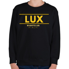 PRINTFASHION lux nightclub - Gyerek pulóver - Fekete