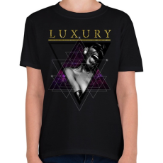PRINTFASHION Luxus - Gyerek póló - Fekete