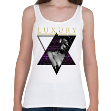 PRINTFASHION Luxus - Női atléta - Fehér női trikó