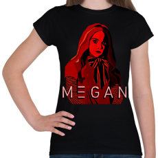PRINTFASHION m3gan doll red - Női póló - Fekete